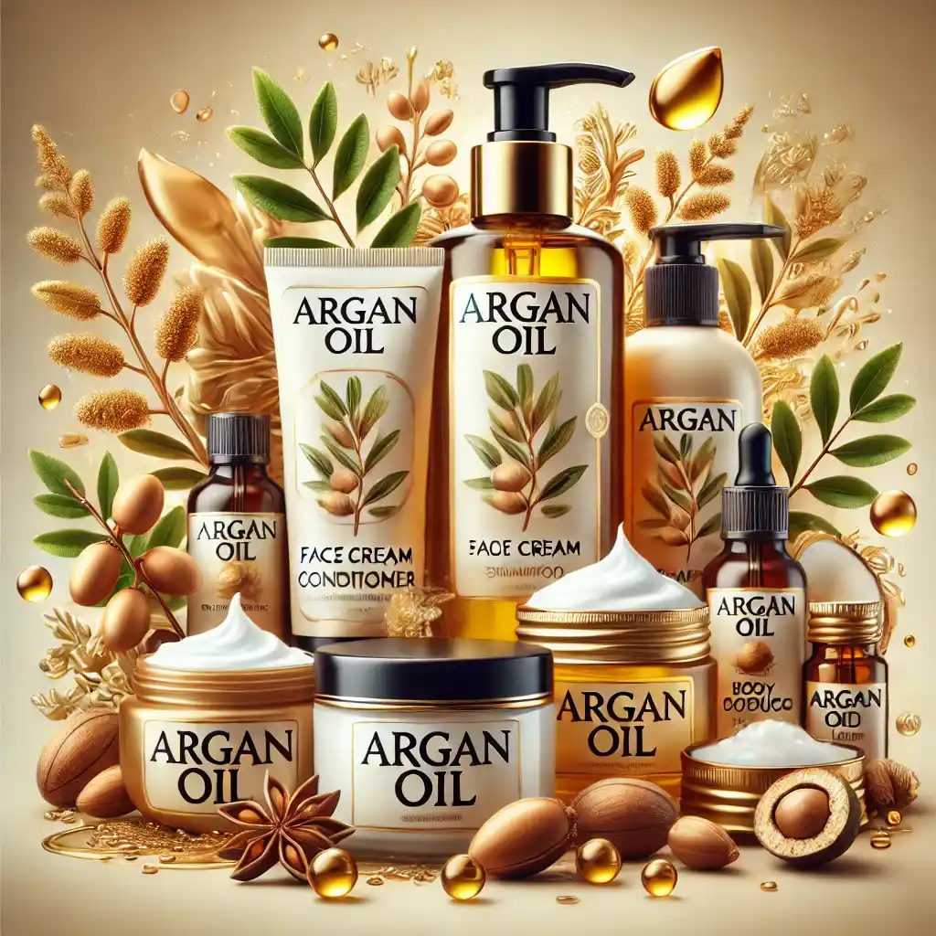Productos cosméticos con aceite de argán
